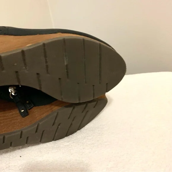 Dr Scholl’s Black Wedge Zip Ankle Shoe - Picture 6 of 10